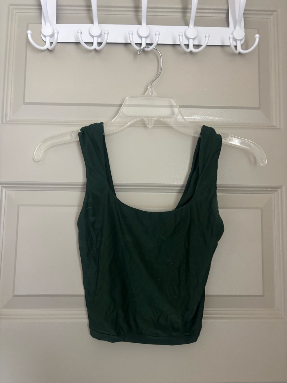 Aerie Dark Green Crop Tank